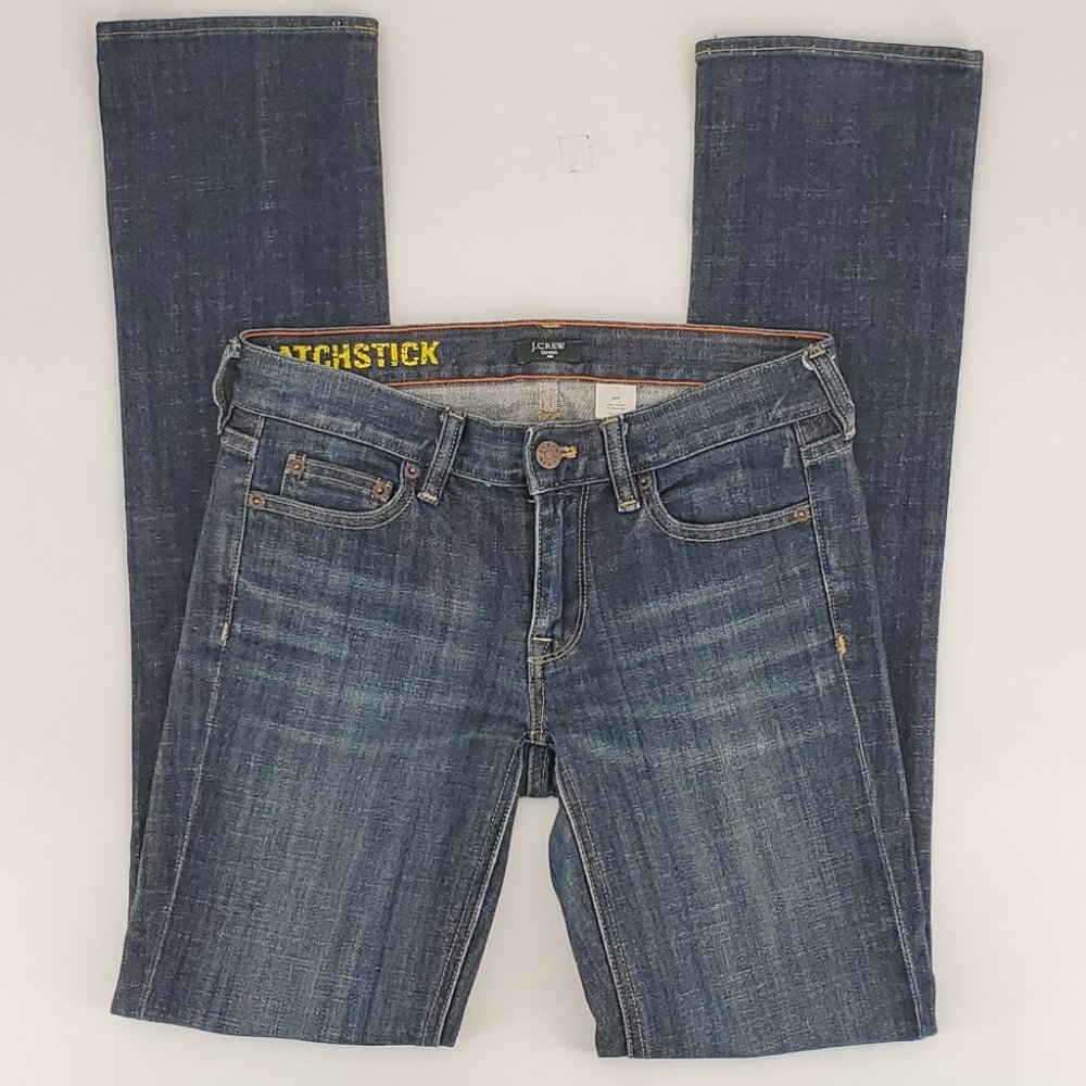 J. Crew Matchstick Dark Wash Jeans Size 26 - Picture 6 of 12